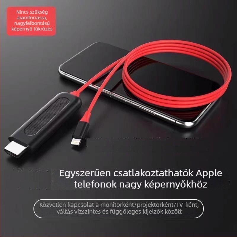 HDMI telefon–TV adapterkábel – Modell 8876, rézvezető
