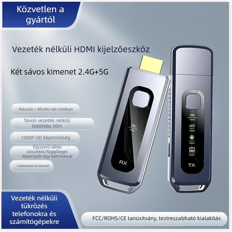 HD11 HDMI Vezeték nélküli Adó-Vevő 4K