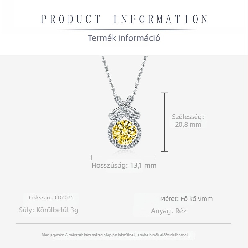 Réz ékszerszett: nyaklánc, fülbevaló és gyűrű; Bow motívum, réz medál, O-lánc, elektroplatált felület; geometriai stílus