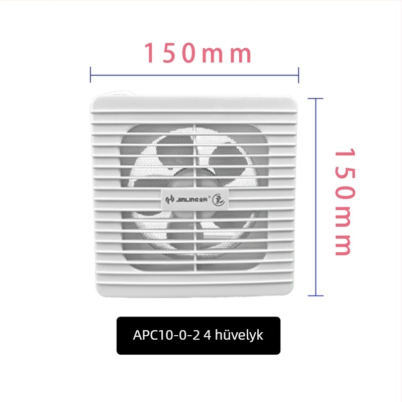 Golden Antelope APC15-2-2 ablak szellőztető ventilátor - 220V, 12-15W, ABS ház, mechanikus működtetés