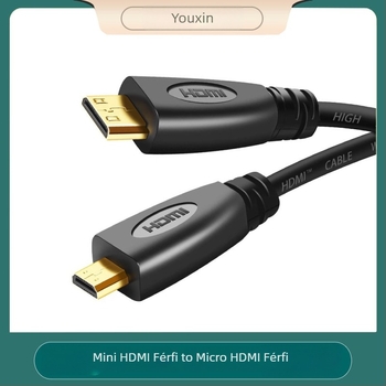 Micro HDMI–HDMI Mini kábel Raspberry Pi kijelzőhöz