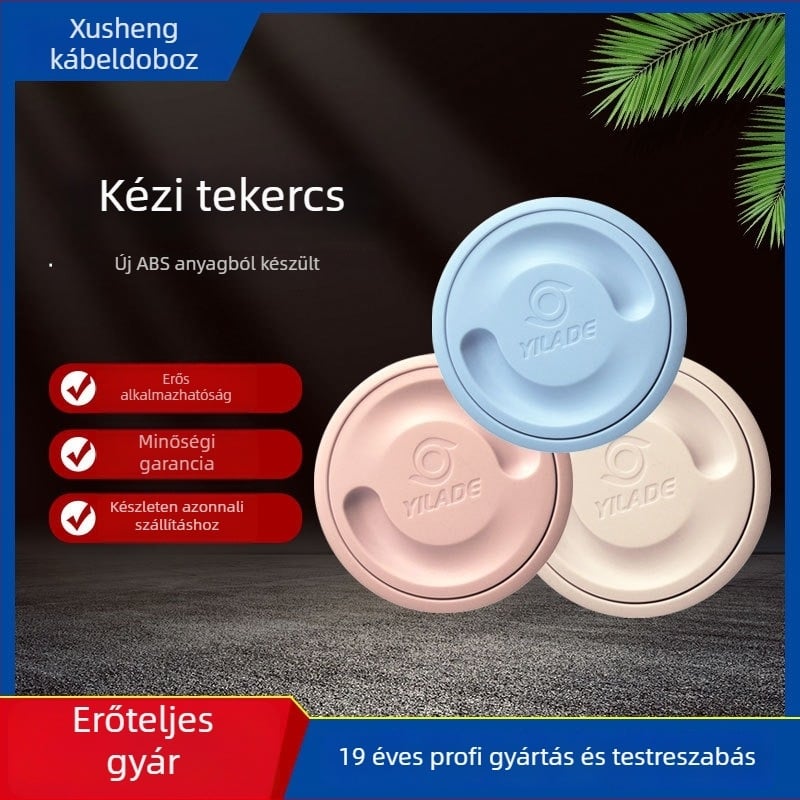 YILADE YSH-2225 ABS Kézi tekercselő adatkábelekhez és fejhallgatókhoz