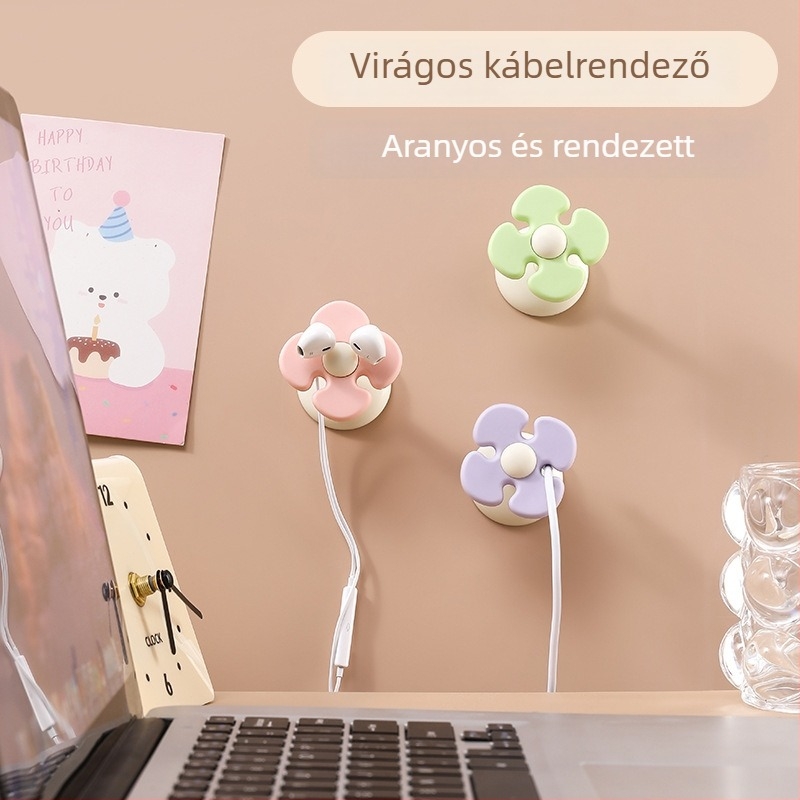 Irodai kábelrendező, PP anyag, pasztorális stílus, Hollow Encounter márka, 2024 nyári megjelenés