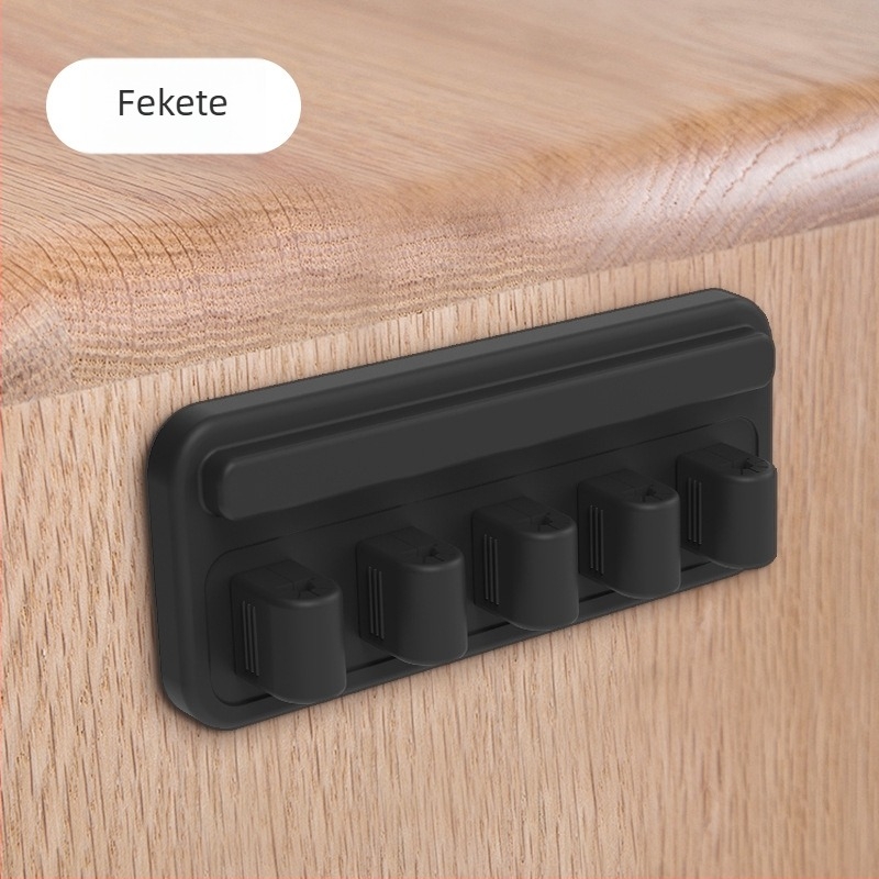 Apple-kompatibil mágneses szilikon kábelrendező asztali (CYW16) - Mágneses vonzás, Szilikon, Alap öt csipeszzel