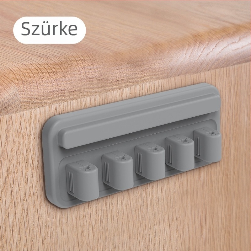 Apple-kompatibil mágneses szilikon kábelrendező asztali (CYW16) - Mágneses vonzás, Szilikon, Alap öt csipeszzel