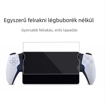 PS5 Portal Edzett Üveg Kijelzővédő - 0,25 mm, 100% átlátszóság, OEM feldolgozás, kompatibil PS5 Portal