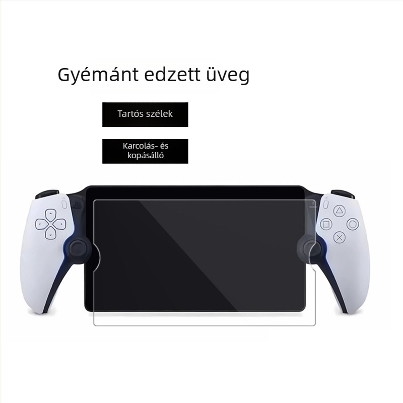 PS5 Portal Edzett Üveg Kijelzővédő - 0,25 mm, 100% átlátszóság, OEM feldolgozás, kompatibil PS5 Portal