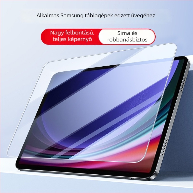 Edzett üveg kijelzővédő Samsung Tab S9/S8/S7 készülékekhez, 11 hüvelyk és 10,5 hüvelyk