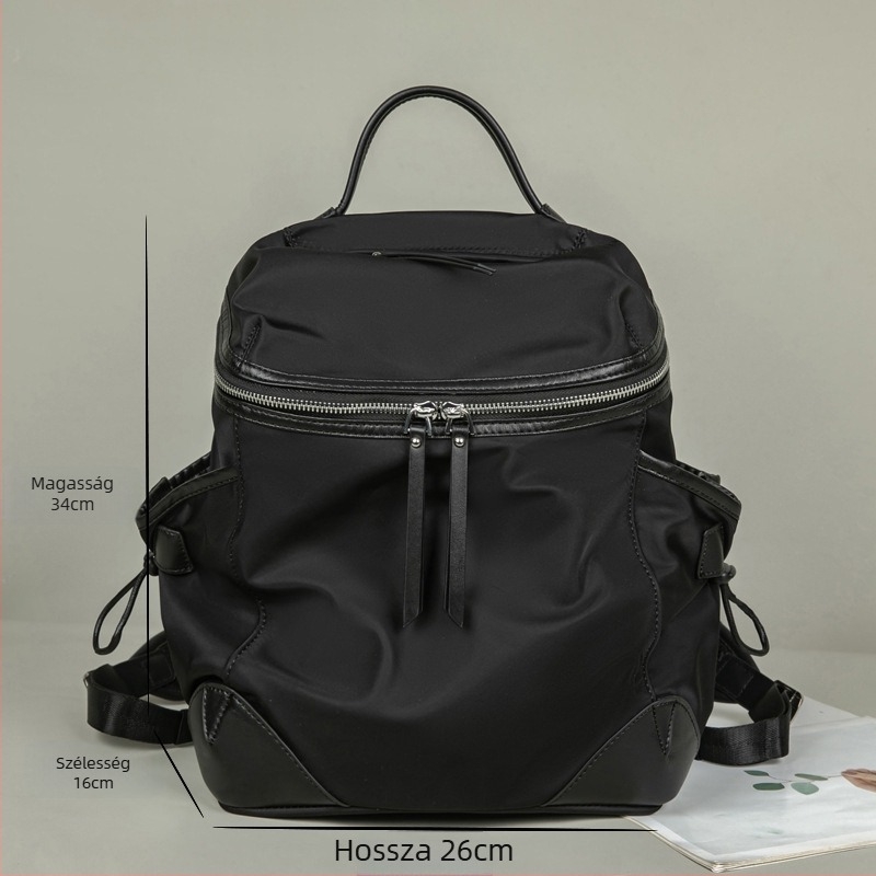 Uniszex utazótáska hátizsák, Oxford anyag, vízálló, 12 hüvelykes laptophoz illeszkedik, kapacitás kevesebb mint 20 liter, levegőpárnás vállpántok