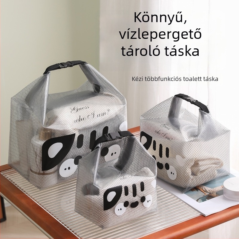 Kozmetikai táska, kubus alakú EVA anyaggal, többfunkciós, modell RY008, utazásokhoz, sminktároláshoz és hálószobai rendezéshez.