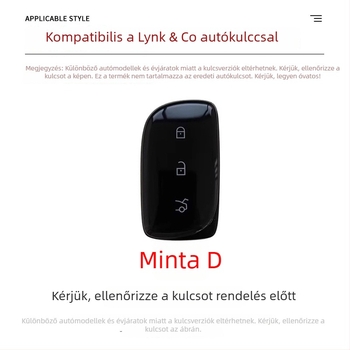 Lynk & Co 900 kulcstartó alumínium ötvözetből – minimalista stílus, kompatibilis Z20/Z10