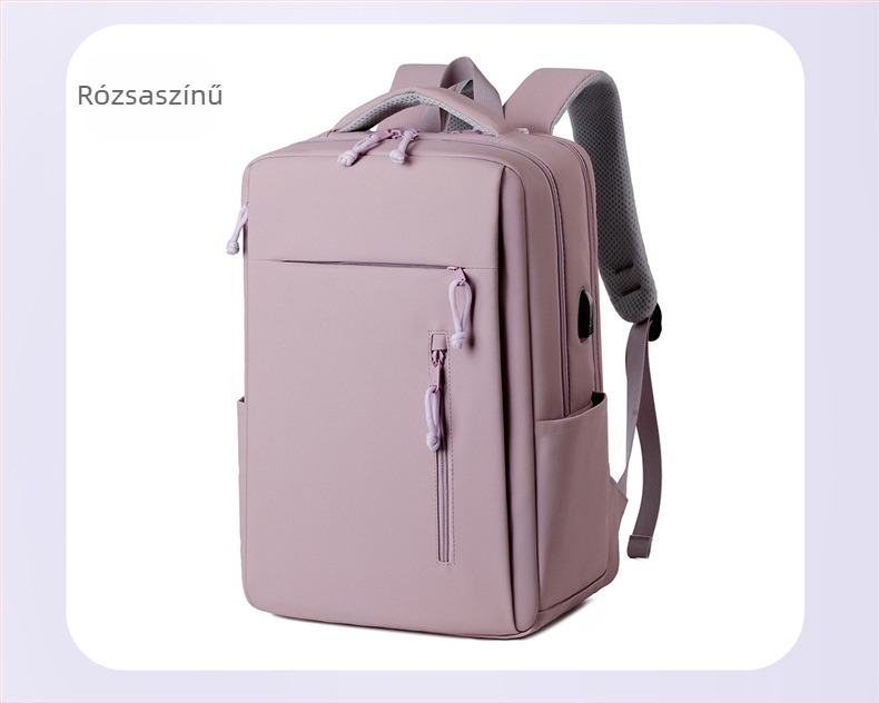 Laptop hátizsák Oxford anyagból, vízálló, uniszex kialakítású, ívelt vállpántokkal, poliészter béléssel.