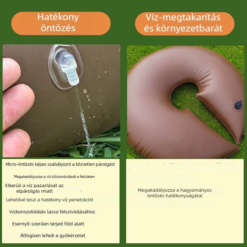 PVC körkörös öntöző zacskó fákhoz csepegtetős öntözéssel otthoni kertészkedéshez
