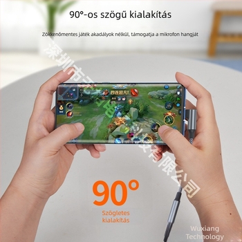 Könyök alakú Type-C fülhallgató adapter, 3,5 mm-es audio és töltés, 2 az egyben hangátalakító kábel