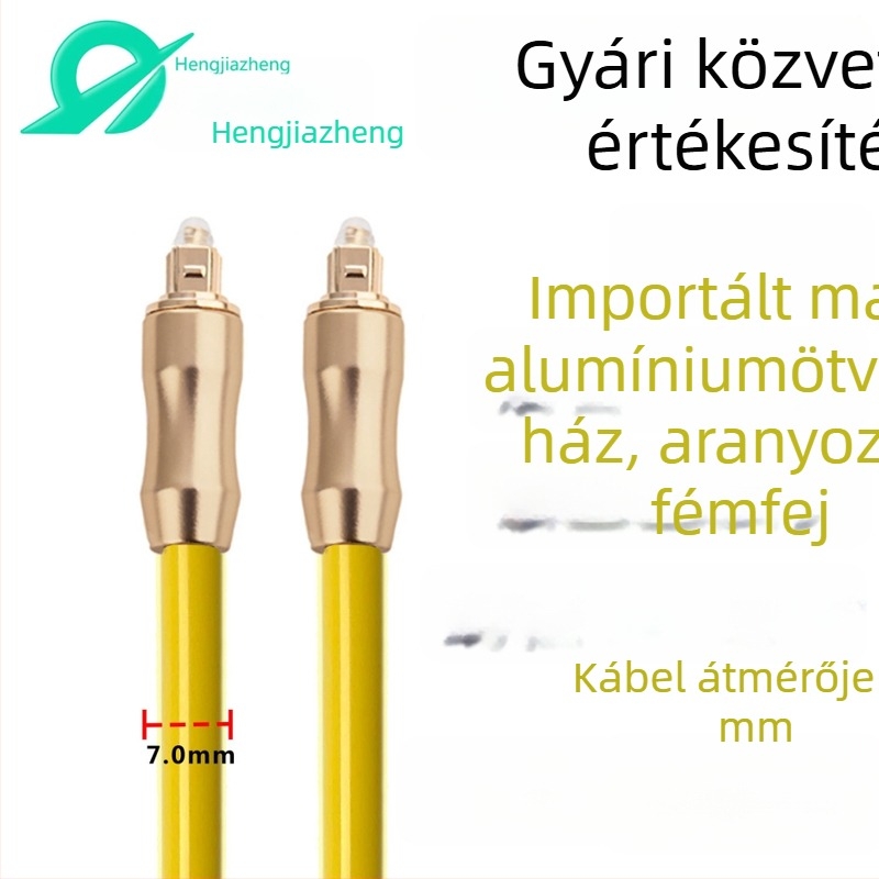 Sheng kaixing 1501 optikai audiokábel aranyozott csatlakozókkal, RoHS tanúsítvánnyal, digitális eszközökhöz