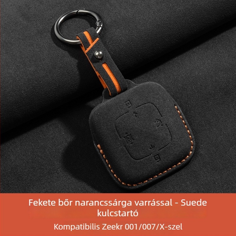 Velúr kulcstartó tok Jixi 001/007/X-hez, egyszerű stílus, testreszabható