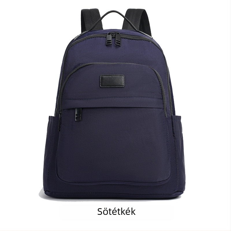 Uniszex laptop hátizsák üzleti utazásokhoz, vízálló Oxford szövet, 16 hüvelykes laptophoz illeszkedik