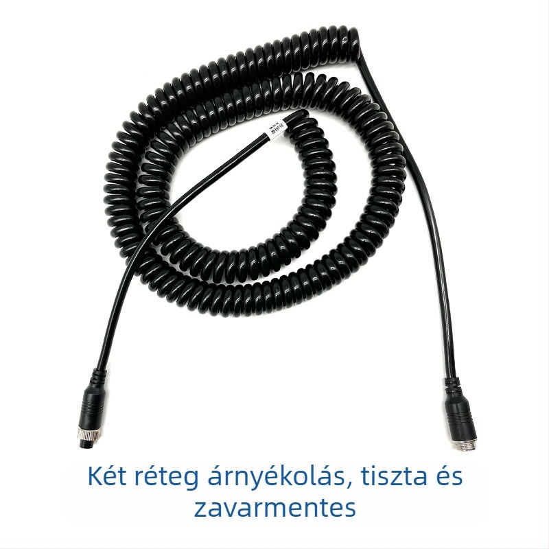 Hengyou teherautó hátrameneti kamera kábel PU burkolattal, ROHS tanúsítvány, audio és video használatra