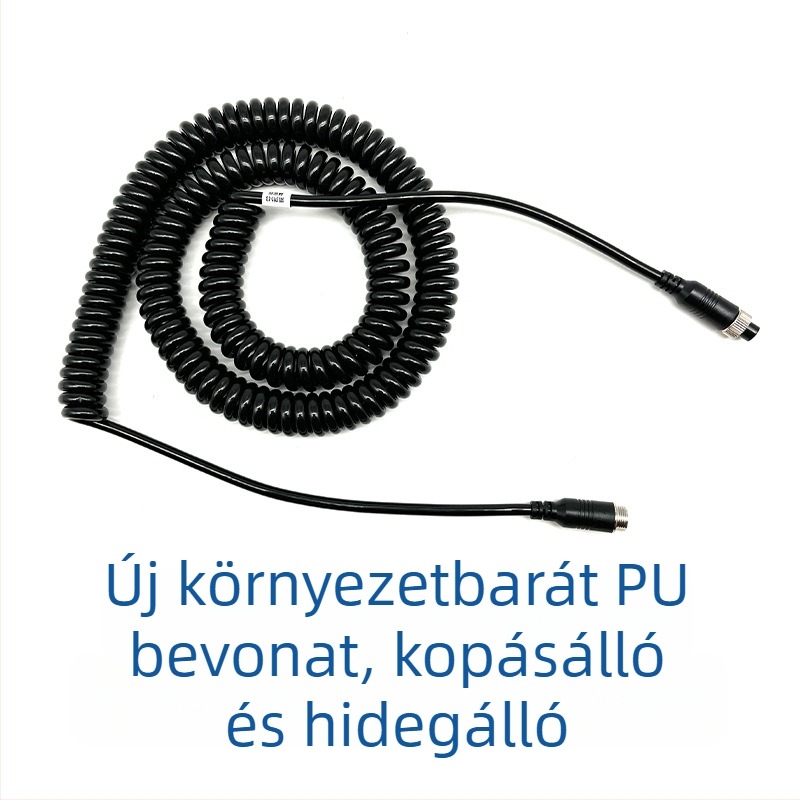 Hengyou teherautó hátrameneti kamera kábel PU burkolattal, ROHS tanúsítvány, audio és video használatra