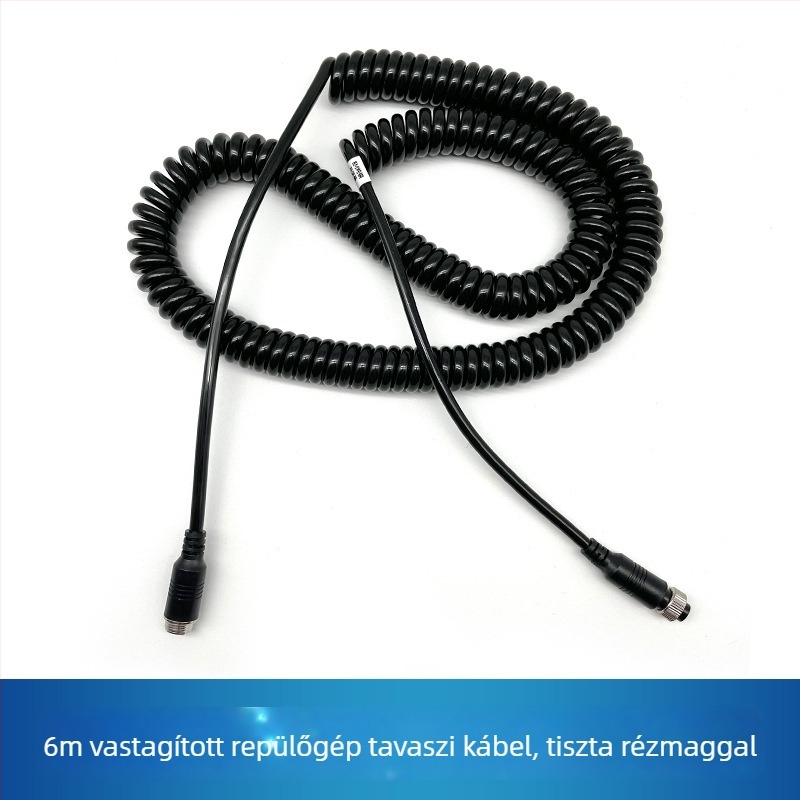 Hengyou teherautó hátrameneti kamera kábel PU burkolattal, ROHS tanúsítvány, audio és video használatra