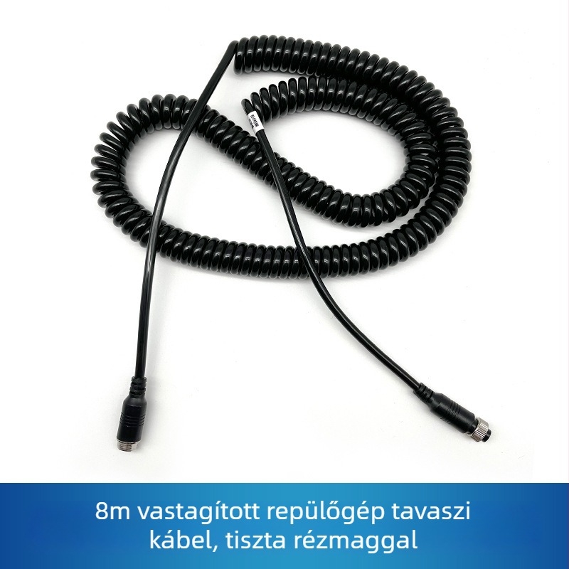 Hengyou teherautó hátrameneti kamera kábel PU burkolattal, ROHS tanúsítvány, audio és video használatra