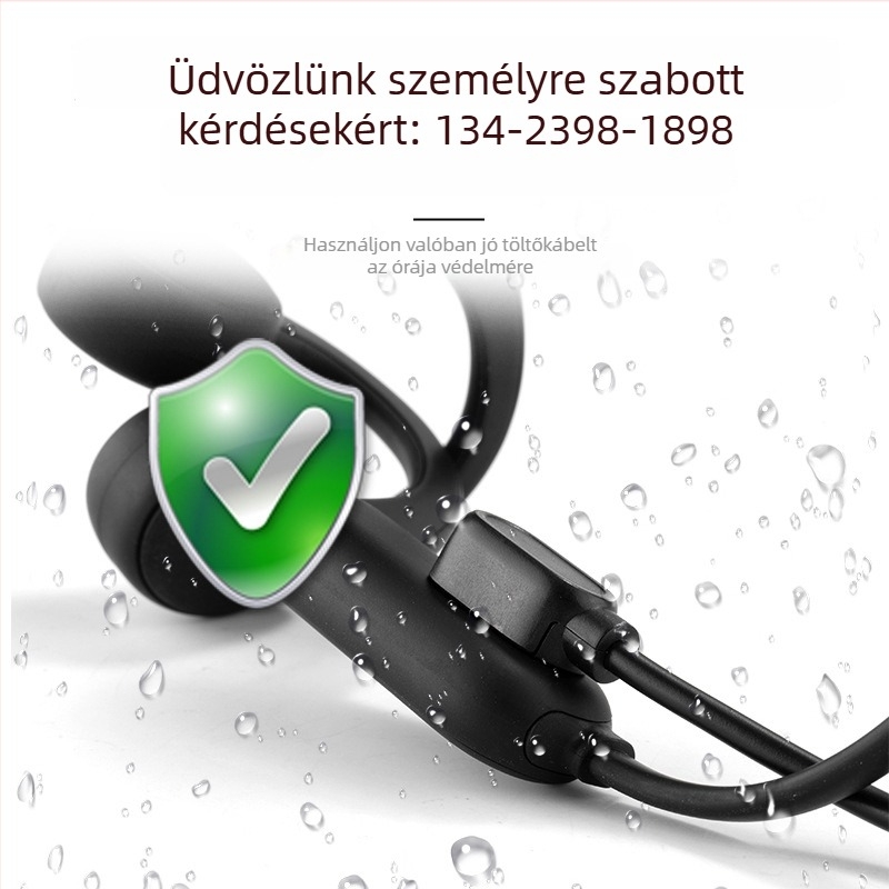 Mágneses adatkábel védőlemezzel, 2,54 mm-es lépésköz, 4-pins USB mágneses csatlakozó hallgatók számára csontvezetéses és Bluetooth