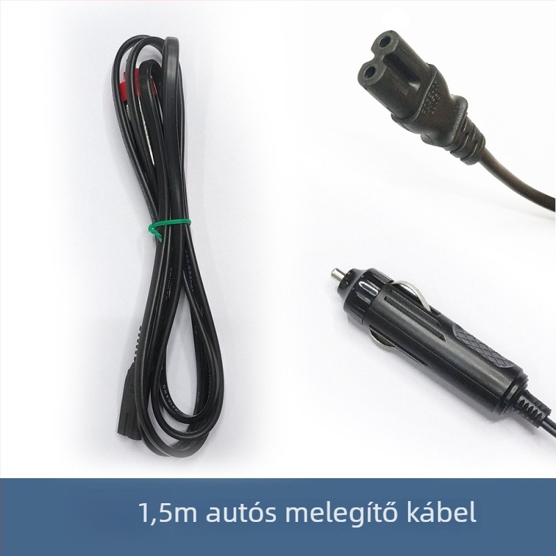Autóba illő elektromos melegítő ételhordóhoz való tápellátó kábel, töltőkábel öngyújtóhoz, hosszúságok: 1,5 m, 3 m, 5 m és 10 m | Yong Jin