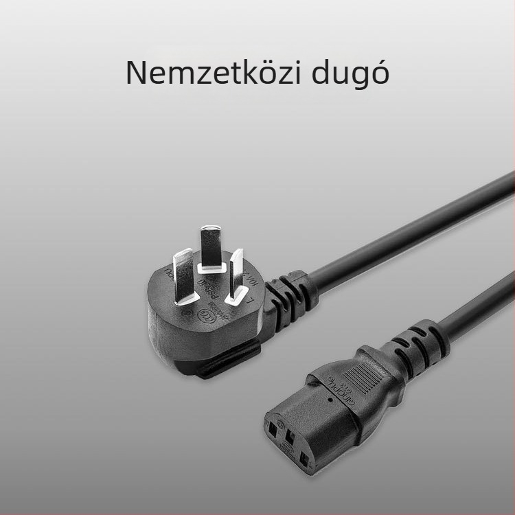 Számítógép-tápkábel, háromvezetékes, háromtűs dugó, Jin Kairui, 3×0.75/3×1.00/3×1.5, 1–5 m