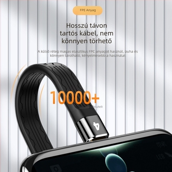 Thunderbolt 4 adatkábel FPC rugalmas kialakítással, 8K felbontású vetítés, PD 100W gyors töltés, 40Gbps átvitel