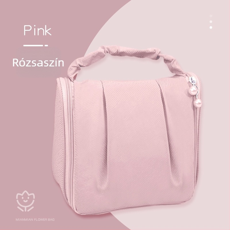 Női kozmetikai táska, Oxford anyagból, vízálló, Nylon bélés, mindennapi használatra, stílus nemzeti trend