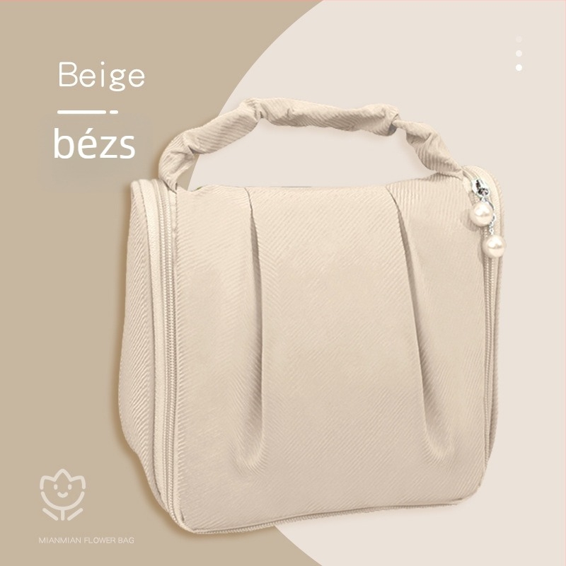 Női kozmetikai táska, Oxford anyagból, vízálló, Nylon bélés, mindennapi használatra, stílus nemzeti trend