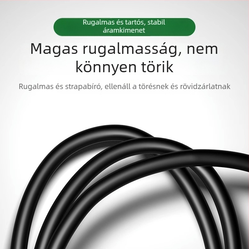 Hárompin-es tápkábel, tiszta réz vezetővel, megfelelő rizsfőzőhöz, PC-hez és monitorhoz