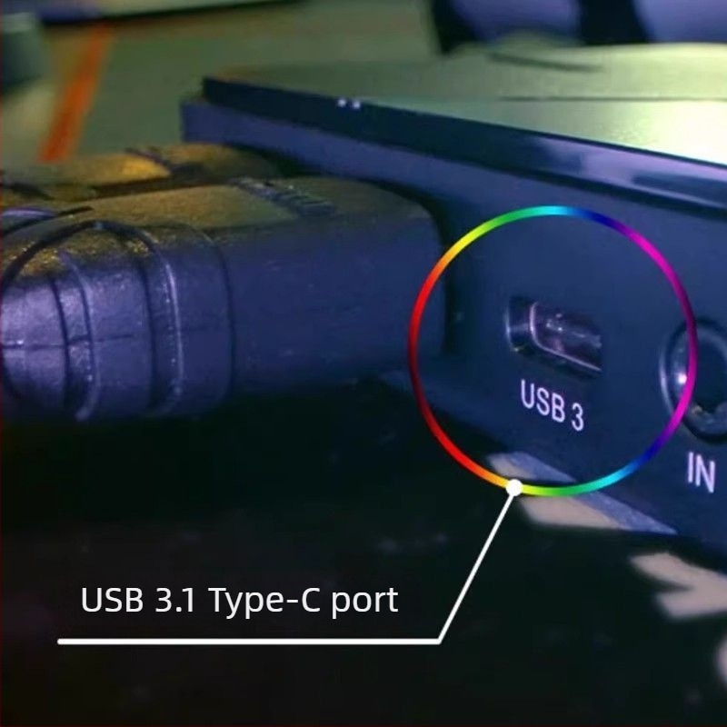 Rögzítő kártya USB 3.2 Type-C adatkábel 4K vetítéshez