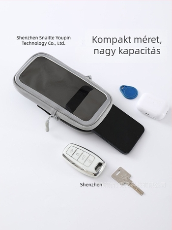 Érintőképernyős telefon a karon – könnyű, uniszex futó karszalag