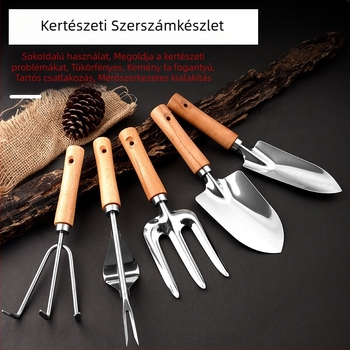 Rozsdamentes acél kerti ásó ültetésre és átültetésre – eszköz sukulentákhoz