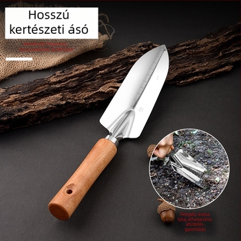 Rozsdamentes acél kerti ásó ültetésre és átültetésre – eszköz sukulentákhoz