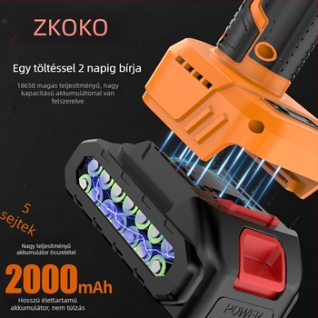 Elektromos metszőolló újratölthető lítium akkumulátorral, vastag ágak metszéséhez, kertészeti eszköz gyümölcsfákhoz
