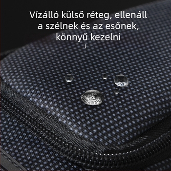 Futáshoz karra rögzíthető telefon-tartó, vízálló, anyag: diving cloth, TOUROMAN márka, kültéri sportokhoz