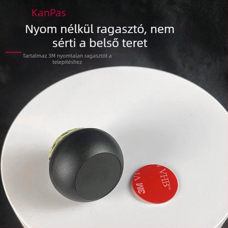 Autókompassz irányító gömb – nagy pontosságú, világító, fém test (Anyag: Fém)