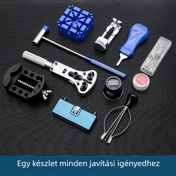 Órásjavító készlet – 33 darabos szénacél készlet, háztartási használatra, súly 0,82