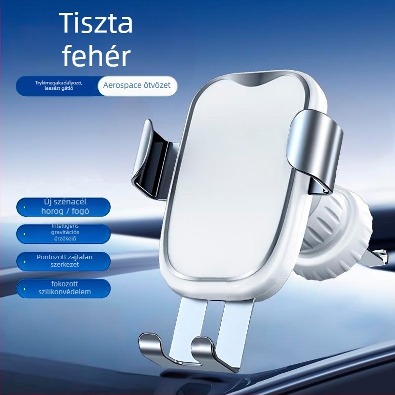 Stable Egg autótelefon-tartó vákuumos rögzítéssel, univerzális kompatibilitás, minimalista dizájn, akkumulátor nélkül