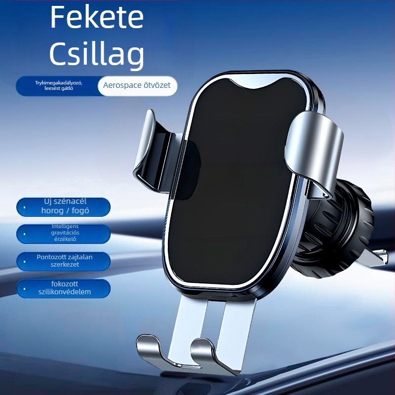 Stable Egg autótelefon-tartó vákuumos rögzítéssel, univerzális kompatibilitás, minimalista dizájn, akkumulátor nélkül