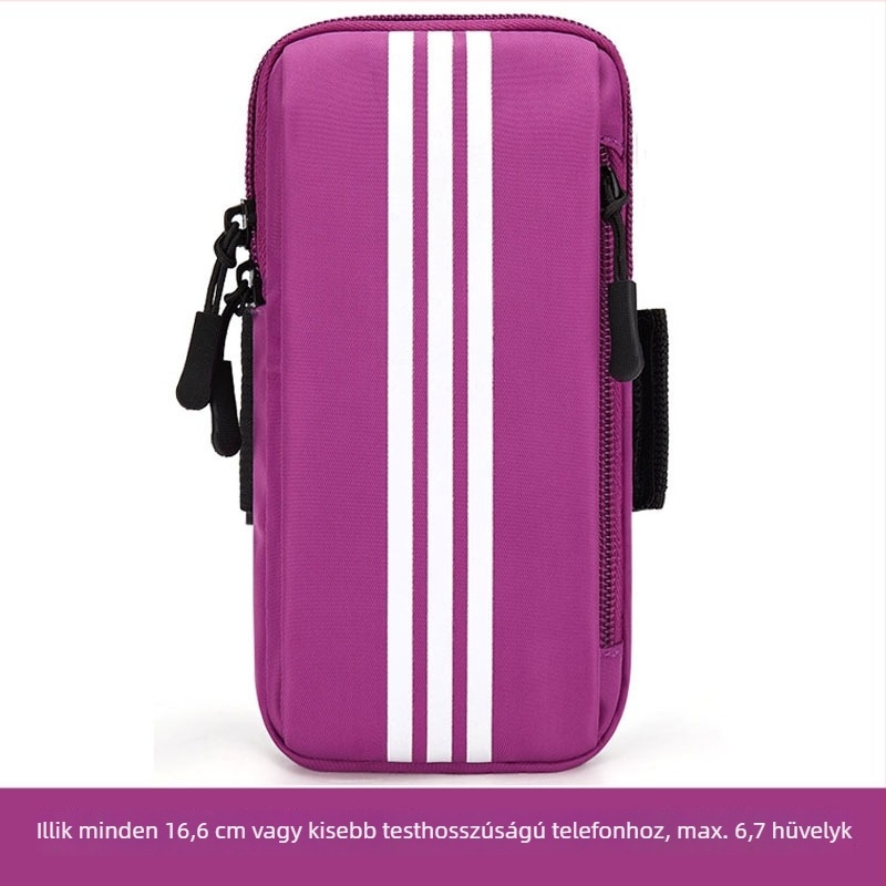 Futó karos telefon táska – unisex, Oxford anyag, lélegző, vízálló, ultra könnyű, L&M