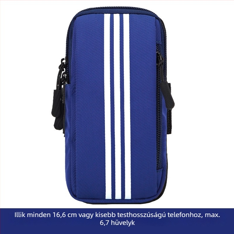Futó karos telefon táska – unisex, Oxford anyag, lélegző, vízálló, ultra könnyű, L&M