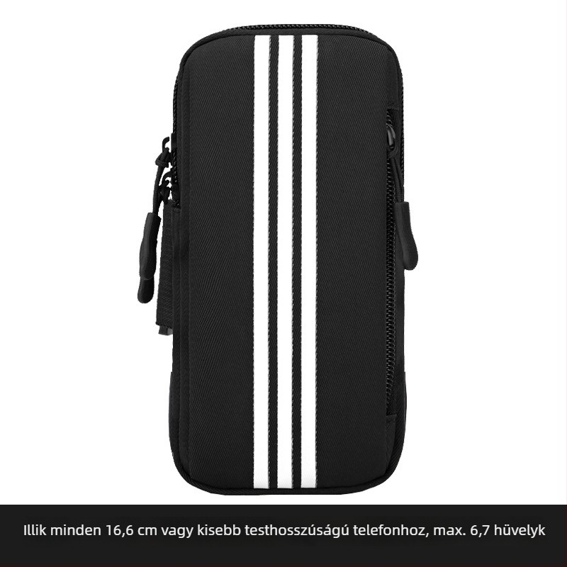 Futó karos telefon táska – unisex, Oxford anyag, lélegző, vízálló, ultra könnyű, L&M