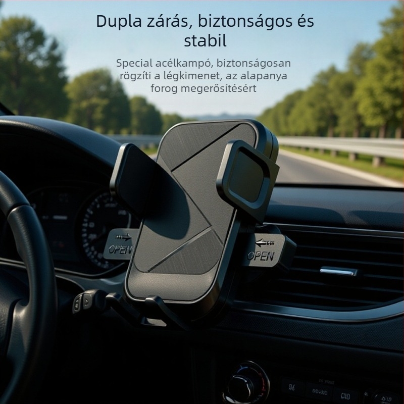 Sinofer autótelefon-tartó a szellőzőnyílásra, univerzális kompatibilitás, minimalist stílus