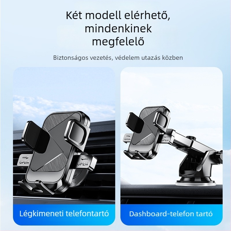 Sinofer autótelefon-tartó a szellőzőnyílásra, univerzális kompatibilitás, minimalist stílus