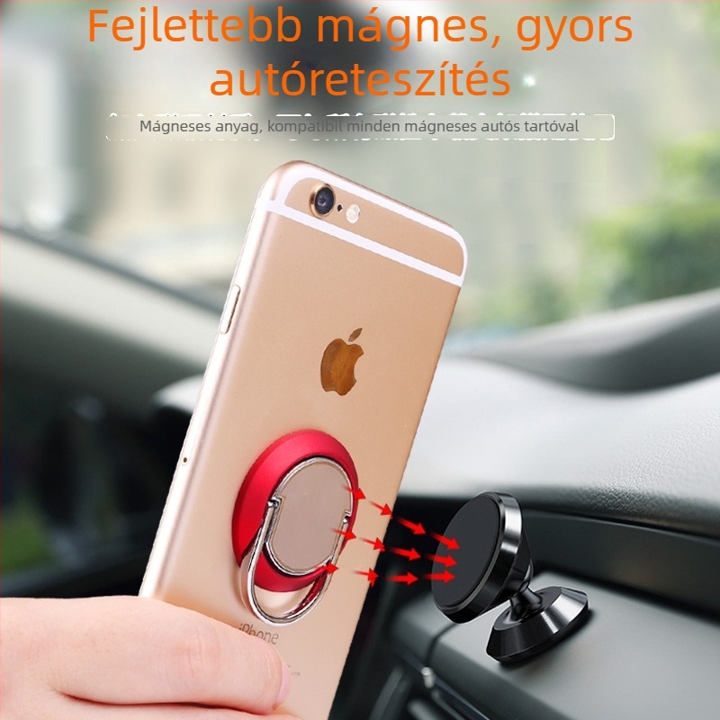Gyűrűtartó telefonhoz, modell 16, univerzális mobiltelefon-kompatibilitás, asztali használat, testreszabás támogatott