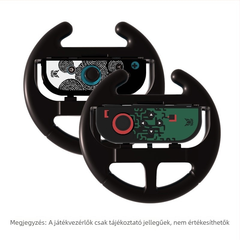 Switch kormány NS/OLED Joy-Con-hoz – Mario Kart 8, 2 darabos készlet, ABS anyag