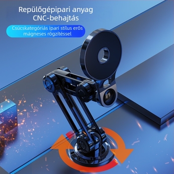 Autós telefon-tartó ragasztó-mágneses rögzítés a műszerfalon – univerzális kompatibilitás